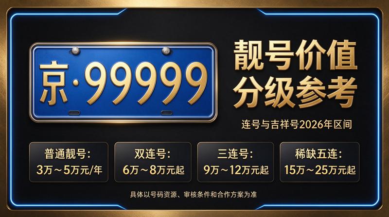 2026年闲置京牌指标业务场景
